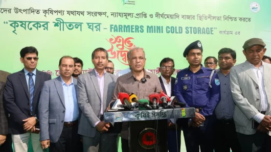 মিনি কোল্ড স্টোরেজ ও খামারী অ্যাপ কৃষিতে আনবে নতুন মাত্রা : কৃষি উপদেষ্টা