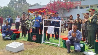 পতাকা উত্তোলনে যাত্রা শুরু বিজিবি উখিয়া ব্যাটালিয়নের