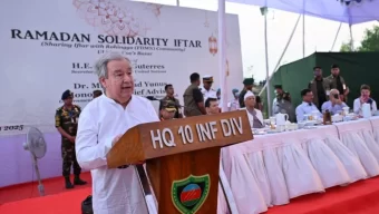 রোহিঙ্গাদের মানবিক সহায়তায় বিশ্ববাসীকে এগিয়ে আসার আহ্বান জাতিসংঘ মহাসচিবের