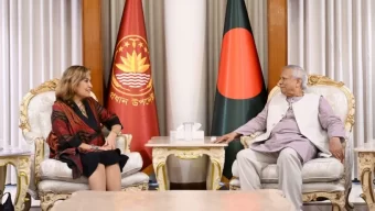 প্রধান উপদেষ্টার সঙ্গে ইউনেস্কো মহাপরিচালক প্রার্থী গাব্রিয়েলা রামোস পাতিনার সাক্ষাৎ