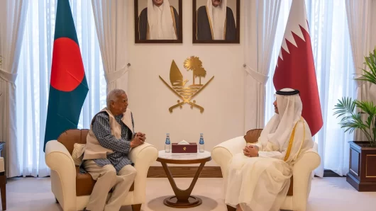 বাংলাদেশ পুনর্গঠনে ড. ইউনূসকে সব ধরনের সহায়তার আশ্বাস কাতারের প্রধানমন্ত্রীর