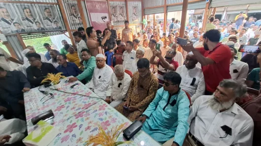 মাইলস্টোনের নিহত শিক্ষার্থীদের স্মরণে বাঞ্ছারামপুরে বিএনপির দোয়া মাহফিল