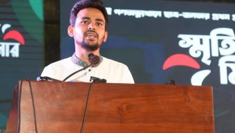 ১১ জুলাইকে ‘প্রথম প্রতিরোধ দিবস’ ঘোষণা-উপদেষ্টা আসিফ মাহমুদ