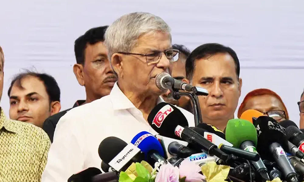 ভাড়া করা লোক দিয়ে রাষ্ট্র চালানো যায় না : জাতীয় প্রেস ক্লাবে মির্জা ফখরুলের কড়া মন্তব্য