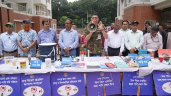 ডেঙ্গু ঝুঁকিপূর্ণ ওয়ার্ডে ডিএনসিসি’র সমন্বিত মশক নিধন অভিযান শুরু