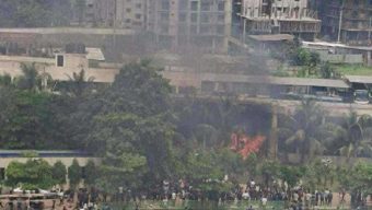 উত্তরার মাইলস্টোন স্কুলে ভয়াবহ বিমান দুর্ঘটনা: নিহত ২০, আহত ১৭১ জন