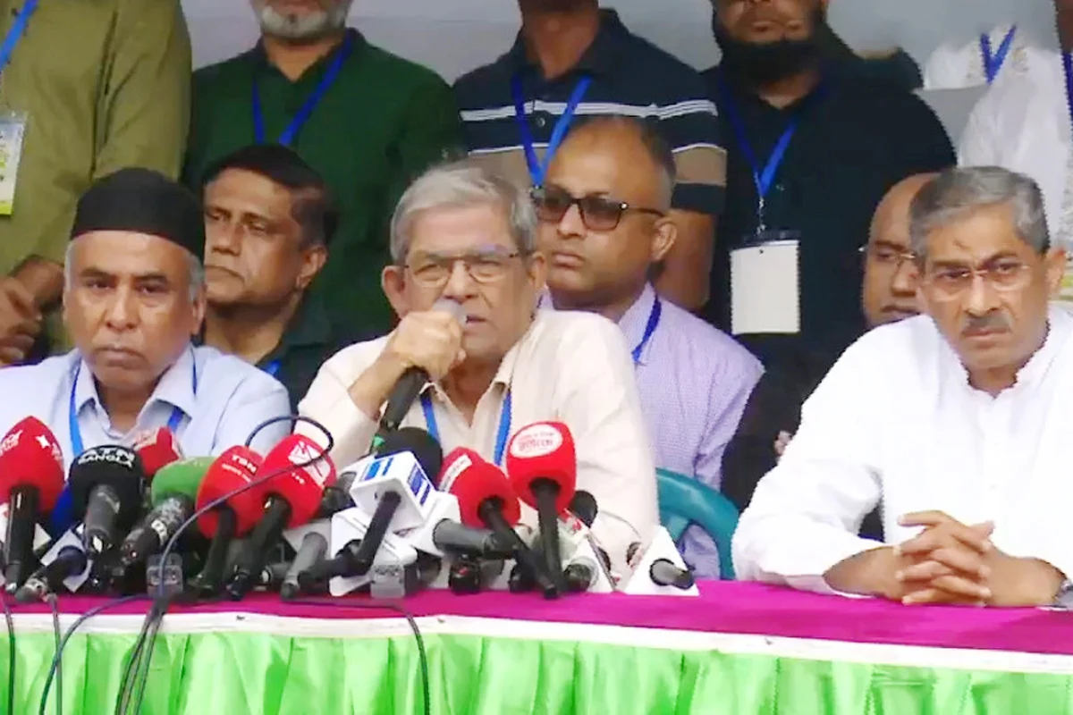 শেখ হাসিনা জাতির কলঙ্ক, তাকে ক্ষমা নয়”—মির্জা ফখরুলের কঠোর মন্তব্য