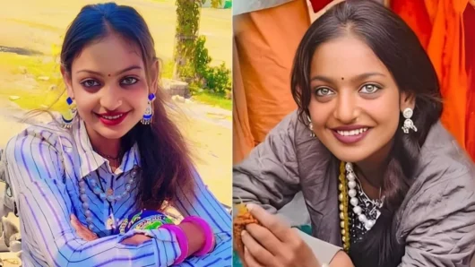 শুটিং স্পটে ভাইরাল সেই মোনালিসাকে দেখতে মানুষের ঢল