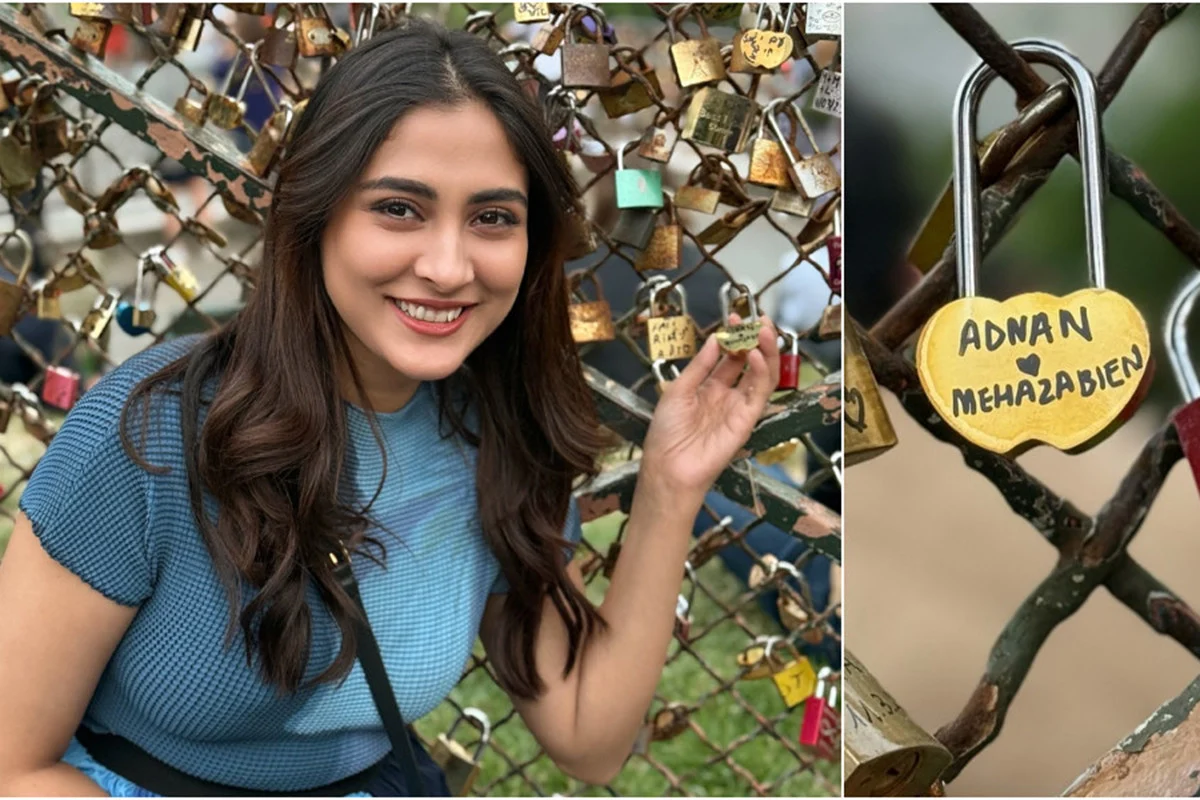 প্যারিসের প্রেমের সেতুতে তালা লাগিয়ে চিরবন্ধনে মেহজাবীন-আদনান