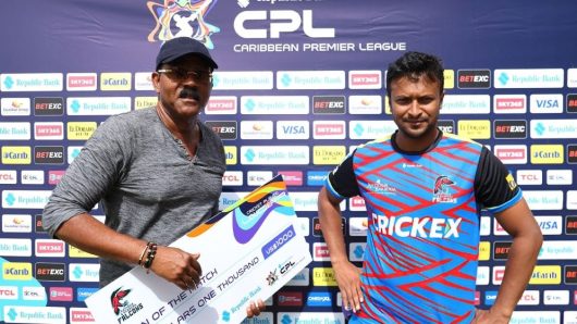 বিশ্বরেকর্ড গড়ে দলকে জেতালেন সাকিব, হলেন ম্যাচসেরাও