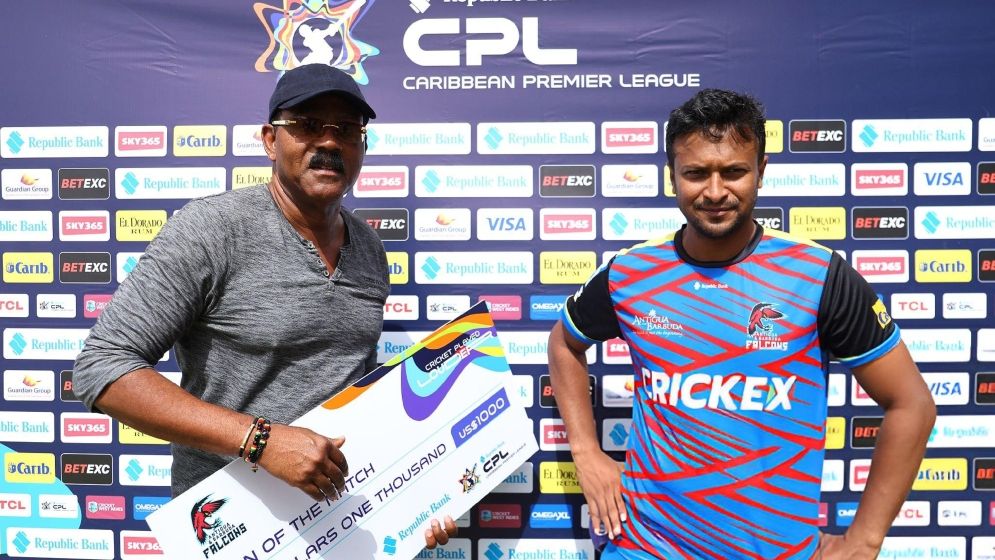 বিশ্বরেকর্ড গড়ে দলকে জেতালেন সাকিব, হলেন ম্যাচসেরাও