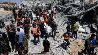 গাজায় ভয়াবহ হামলা চালাচ্ছে ইসরায়েল, আরও ৭১ ফিলিস্তিনির মৃত্যু