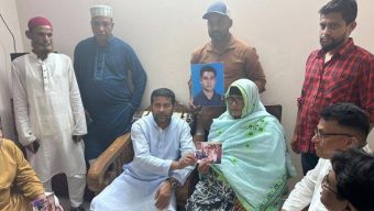গুম হওয়া ছাত্রনেতার পরিবারের খোঁজ নিলেন এম কফিল উদ্দিন আহমেদ