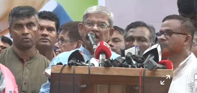 উত্তরায় গণঅভ্যুত্থান বর্ষপূর্তিতে বিএনপির সমাবেশে মির্জা ফখরুলের চমকপ্রদ ধন্যবাদ ও কঠোর বার্তা