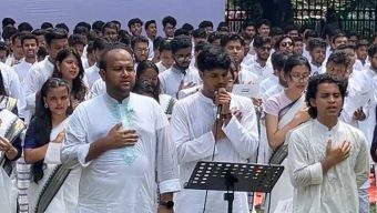 ডাকসু নির্বাচন: শপথ নিলেন ছাত্রদল প্যানেলের প্রার্থীরা