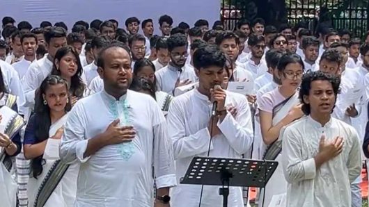 ডাকসু নির্বাচন: শপথ নিলেন ছাত্রদল প্যানেলের প্রার্থীরা