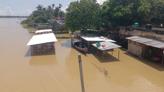 কাপ্তাই হ্রদে পানি বৃদ্ধি, মহালছড়ির দুই শতাধিক পরিবার পানিবন্দি