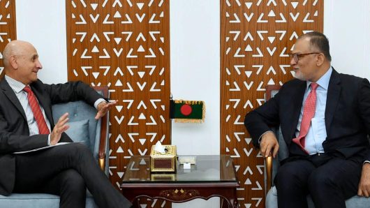 বাণিজ্য উপদেষ্টার সাথে ইতালির রাষ্ট্রদূতের বৈঠক