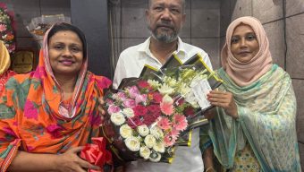 দক্ষিণখান থানা বিএনপি’র নবনির্বাচিত আহবায়ক হেলাল তালুকদারকে মহিলা দলের অভিনন্দন