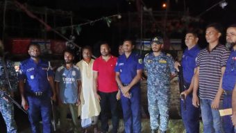 মনপুরা অভিযানে হামলায় আহত দুই, জেলেসহ জাল ও নৌকা আটক