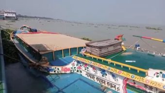 ভোলার মেঘনায় বাল্কহেড-ট্রলার সংঘর্ষে নিখোঁজ-১, বাল্কহেডসহ আটক-৩