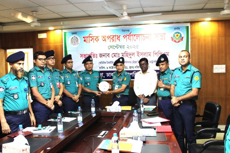 ডিএমপি উত্তরা বিভাগের শ্রেষ্ঠ ওসি নির্বাচিত হলেন আব্দুর রহিম মোল্লা