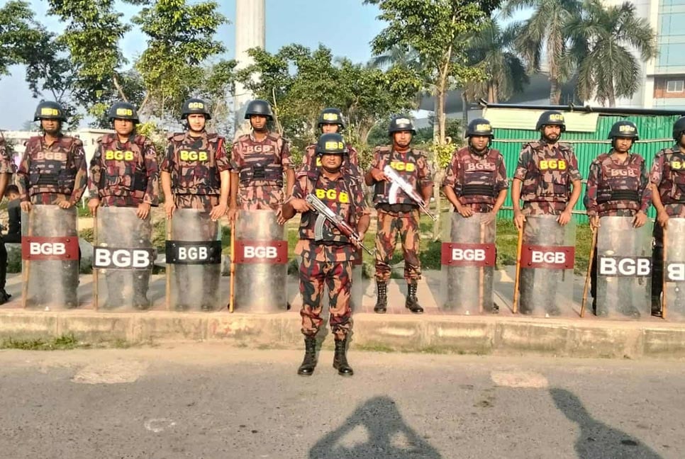 ঢাকা-গোপালগঞ্জসহ চার জেলায় নিরাপত্তার দায়িত্বে বিজিবি