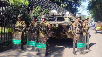 ট্রাইব্যুনাল এলাকায় আজও কঠোর নিরাপত্তা