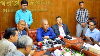 শেখ হাসিনার রায়কে ঘিরে আতঙ্কের সুযোগ নেই -স্বরাষ্ট্র উপদেষ্টা