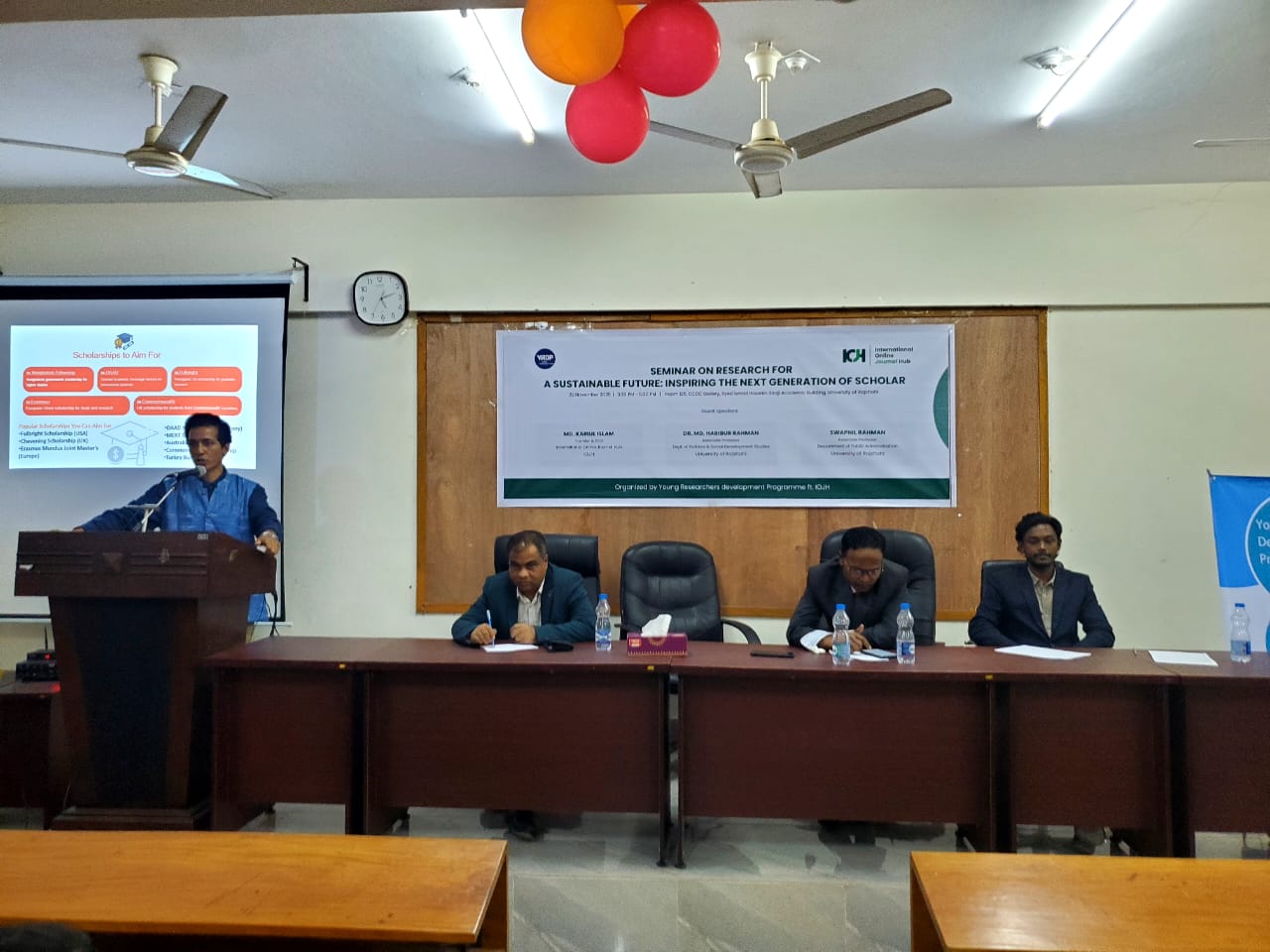 ‎Research for a Sustainable Future: Inspiring the Next Generation of Scholars”  বিষয়ক শীর্ষক সেমিনার