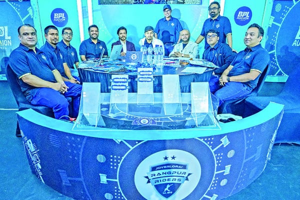 লিটন হৃদয়ে শক্তিশালী রংপুর