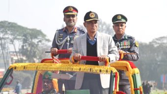 গাজীপুরে বাংলাদেশ আনসার ও ভিডিপি একাডেমিতে ৪১তম বিসিএস প্যারেড অনুষ্ঠানে