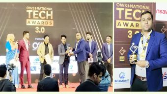 তথ্য প্রযুক্তি খাতে ন্যাশনাল টেক অ্যাওয়ার্ড পেলেন বরিশালের রানা