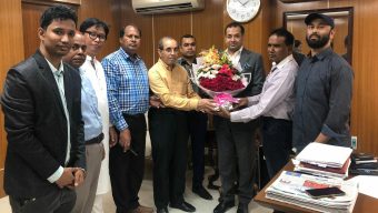 তথ্য ও সম্প্রচার প্রতিমন্ত্রীর সাথে ওনাব’র সাক্ষাৎ