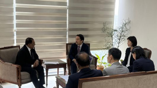 মাননীয় প্রধানমন্ত্রীর জনপ্রশাসন উপদেষ্টার (মন্ত্রী পদমর্যাদা) সাথে জাইকা প্রতিনিধি দলের সাক্ষাৎ