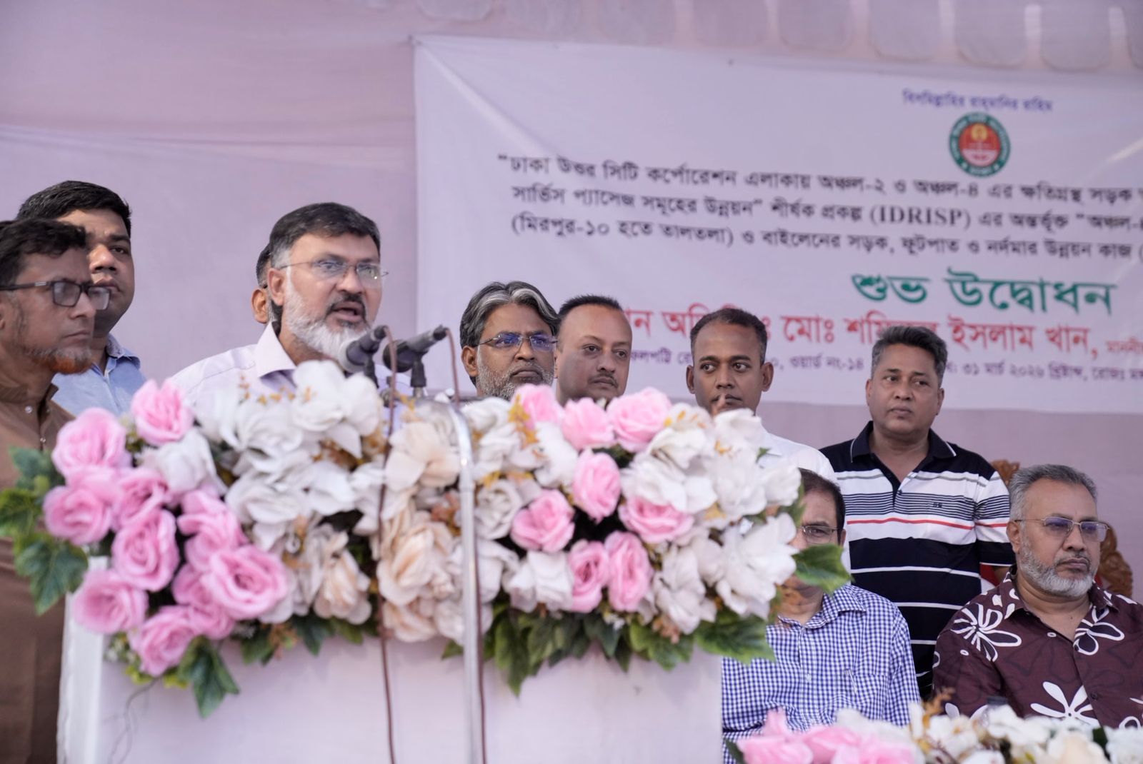 মিরপুর-১০ হতে তালতলা পর্যন্ত সড়ক ও নর্দমা উন্নয়ন কাজের উদ্বোধন করলেন ডিএনসিসি প্রশাসক