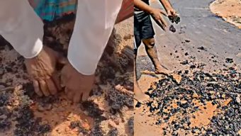 একদিনেই উঠে যাচ্ছে সড়কের পিচ: মেহেন্দিগঞ্জে এলজিইডি প্রকল্পে ভয়াবহ অনিয়মের অভিযোগ