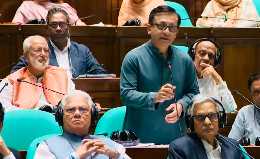বাজেট আলোচনায় বাণিজ্য, শিল্প এবং বস্ত্র ও পাটমন্ত্রী