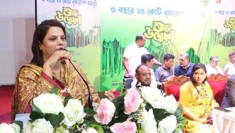 সবুজ ঢাকা গড়তে বৃক্ষরোপণে সবাইকে এগিয়ে আসার আহ্বান