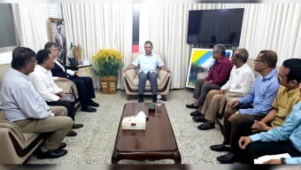 তারেক রহমানের সঙ্গে নবনিযুক্ত চুক্তিভিত্তিক কর্মকর্তাদের সৌজন্য সাক্ষাৎ