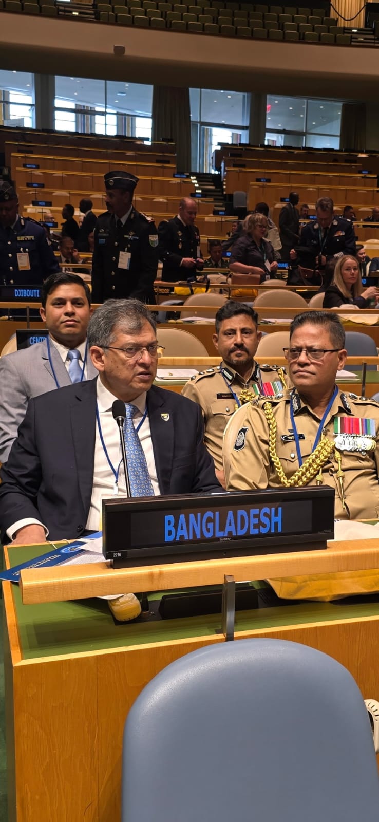​জাতিসংঘ পুলিশ প্রধানদের সম্মেলনে স্বরাষ্ট্রমন্ত্রীর যোগদান: