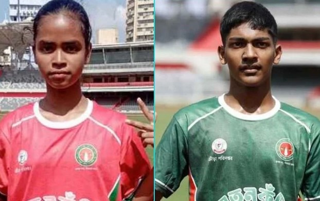 নতুন কুঁড়ি স্পোর্টসের অ্যাথলেটিক্স শুরু, লং জাম্পে সেরা ইমা ও আহাতাব