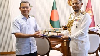প্রধানমন্ত্রীর সঙ্গে বিদায়ী সাক্ষাৎ নৌবাহিনী প্রধানের