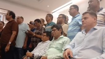 ঢাকা ওয়াসা ভবনে বিক্ষোভ ও প্রতিবাদ সভা
