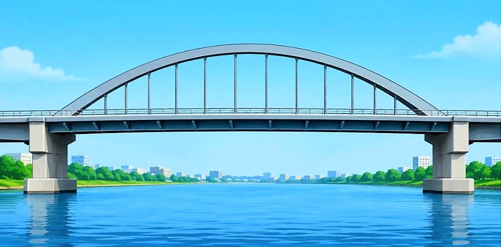 শার্শায় প্রায় ১২ কোটি টাকায় নির্মিত হচ্ছে দৃষ্টিনন্দন আর্চ সেতু