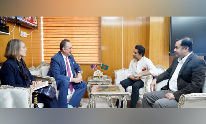 তথ্যমন্ত্রী ও প্রতিমন্ত্রীর সঙ্গে মার্কিন রাষ্ট্রদূতের সাক্ষাৎ