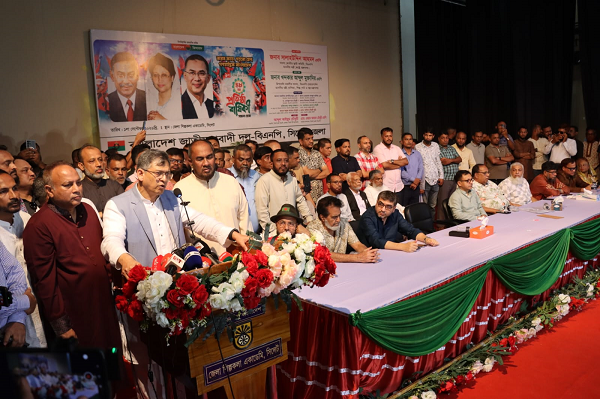 গণতন্ত্র প্রতিষ্ঠা ও জনকল্যাণে অঙ্গীকারবদ্ধ নতুন বাংলাদেশ গড়ার আহ্বান সালাহউদ্দিন আহমদের