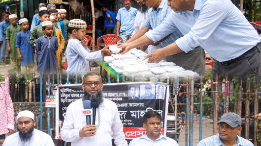 সাংবাদিক সাকিব, রাজু ও নিলুর আত্মার মাগফিরাত কামনায় উত্তরা মেট্রোপলিটন প্রেসক্লাবে দোয়া মাহফিল
