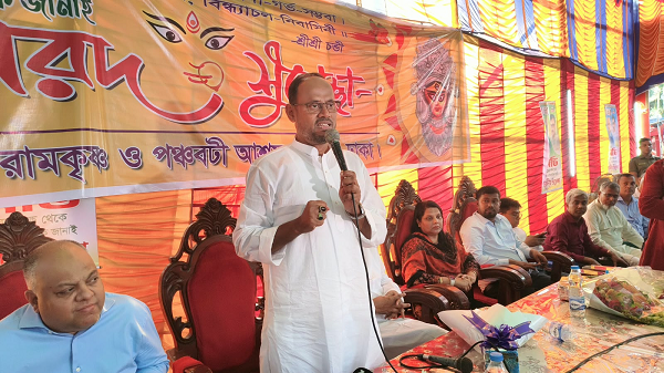 ধর্মীয় ভেদাভেদ ভুলে সম্প্রীতির বাংলাদেশ গড়তে চাই: প্রতিমন্ত্রী টুকু