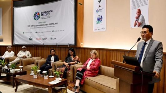 জলবায়ু ন্যায্যতা চাই, করুণা বা অনুদান নয়: চিফ হুইপ